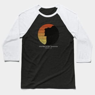 Old Man of the Mountain (faded) Baseball T-Shirt